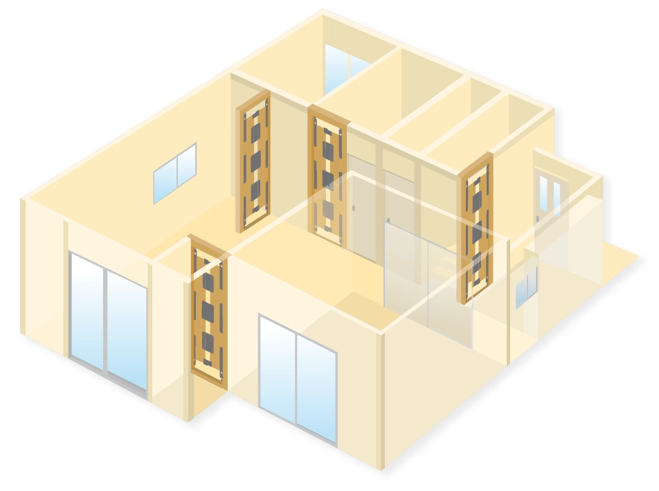 ガーディアン・フォース／オレンジの配置イメージ