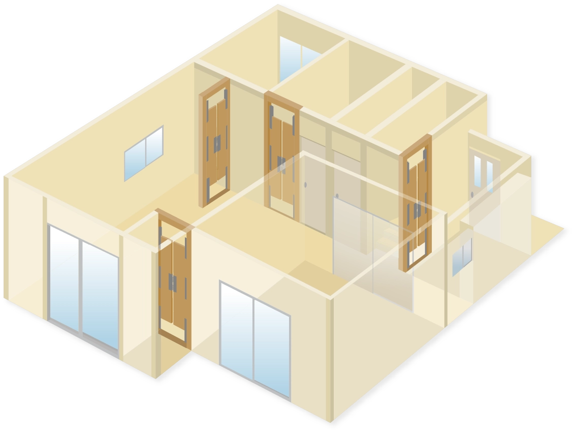 ガーディアン・クールの配置イメージ